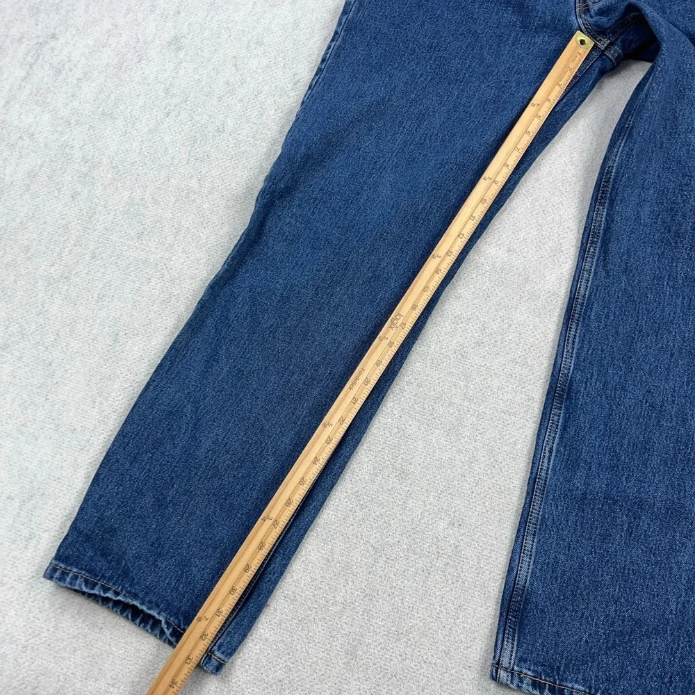 Levis 550 Jeans Men 36x34 Relaxed Fit Straight Leg Med Wash Pants Baggy Work A67
